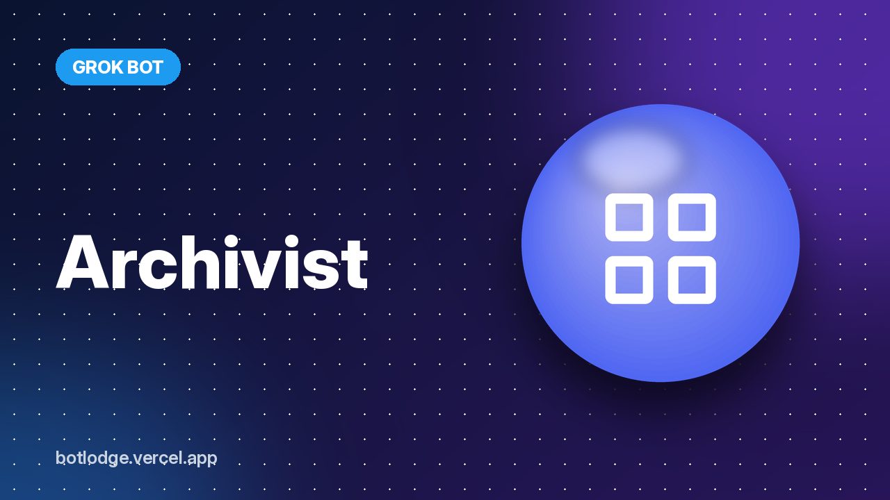 Archivist: a librarian bot for the posts and links you save