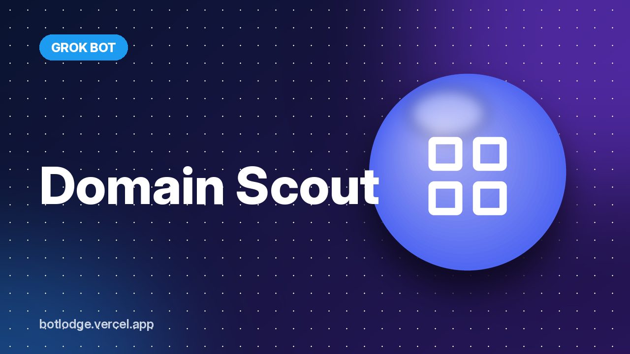 Domain Scout: shortlist available domain names while you sleep