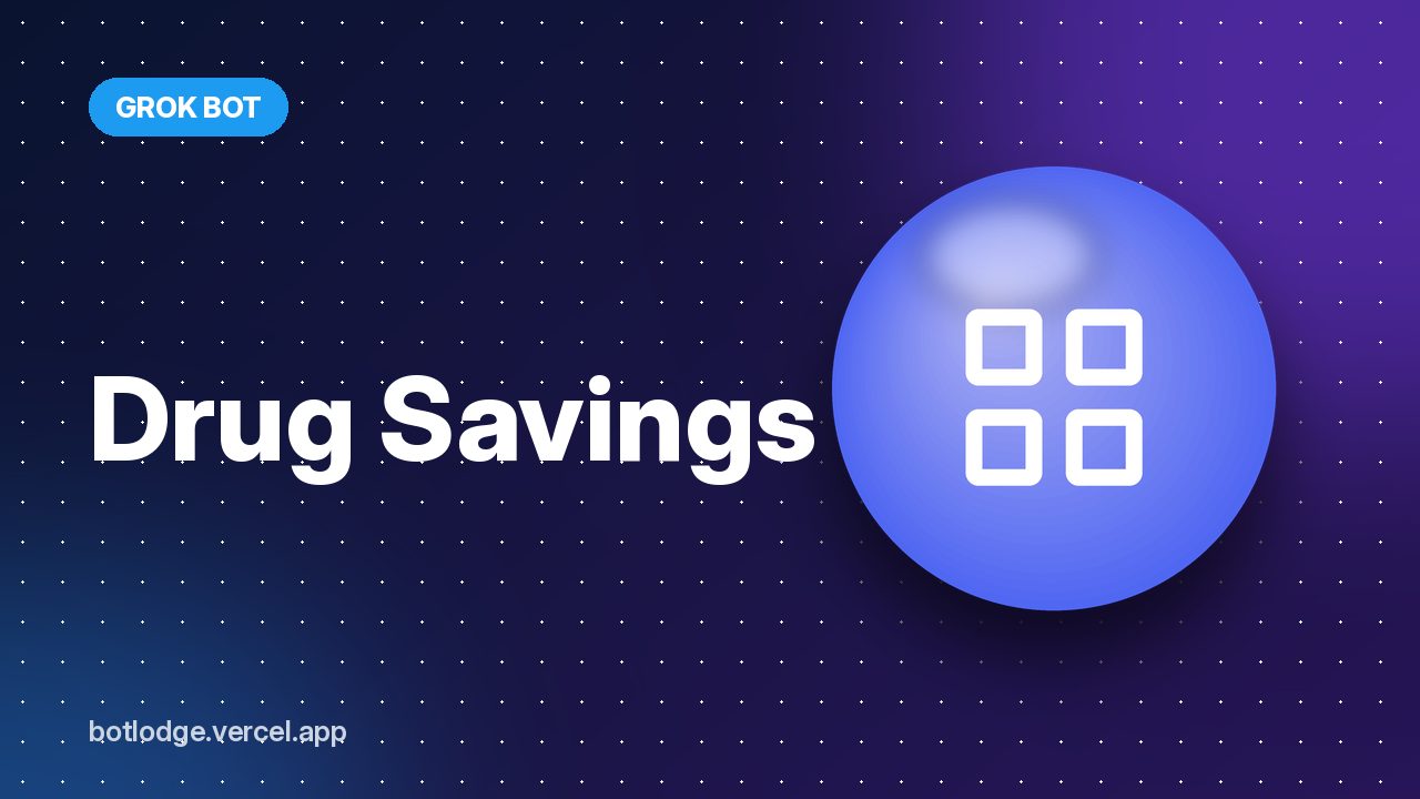 Drug Savings: compare prescription fill prices