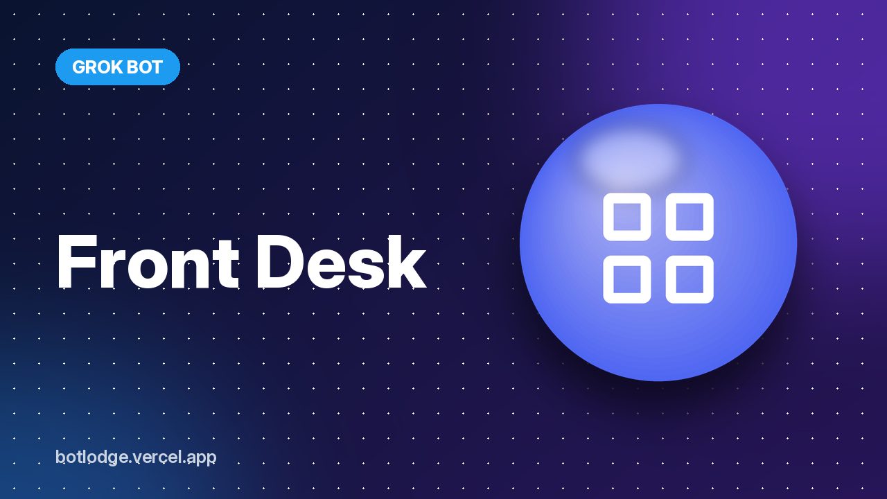 Front Desk: a prompt that turns your bot's inbox into a reception desk