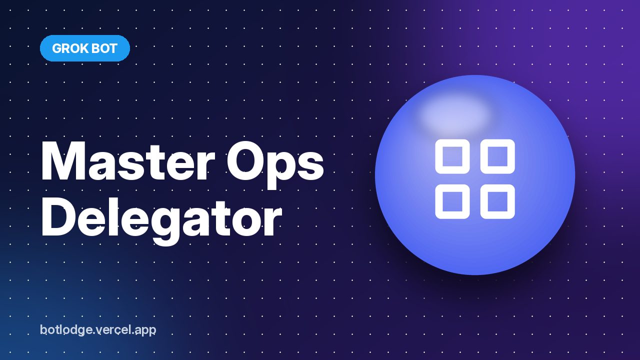 Master Ops Delegator: run your business tools from one chat