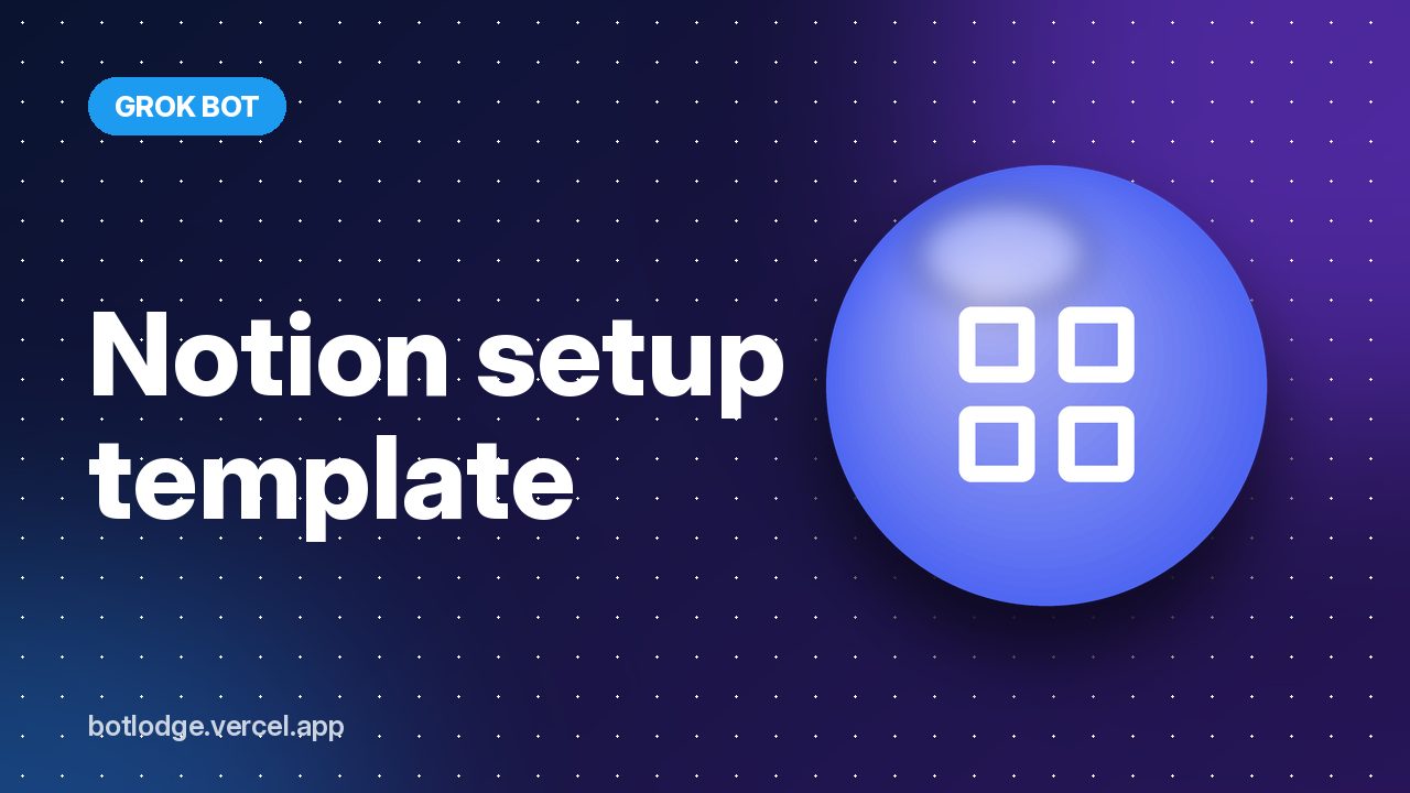 Notion setup template