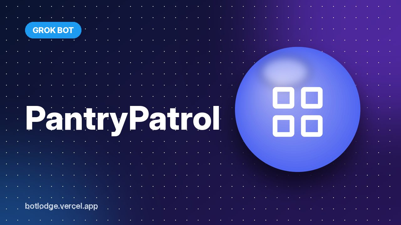 PantryPatrol: restock groceries from what you eat