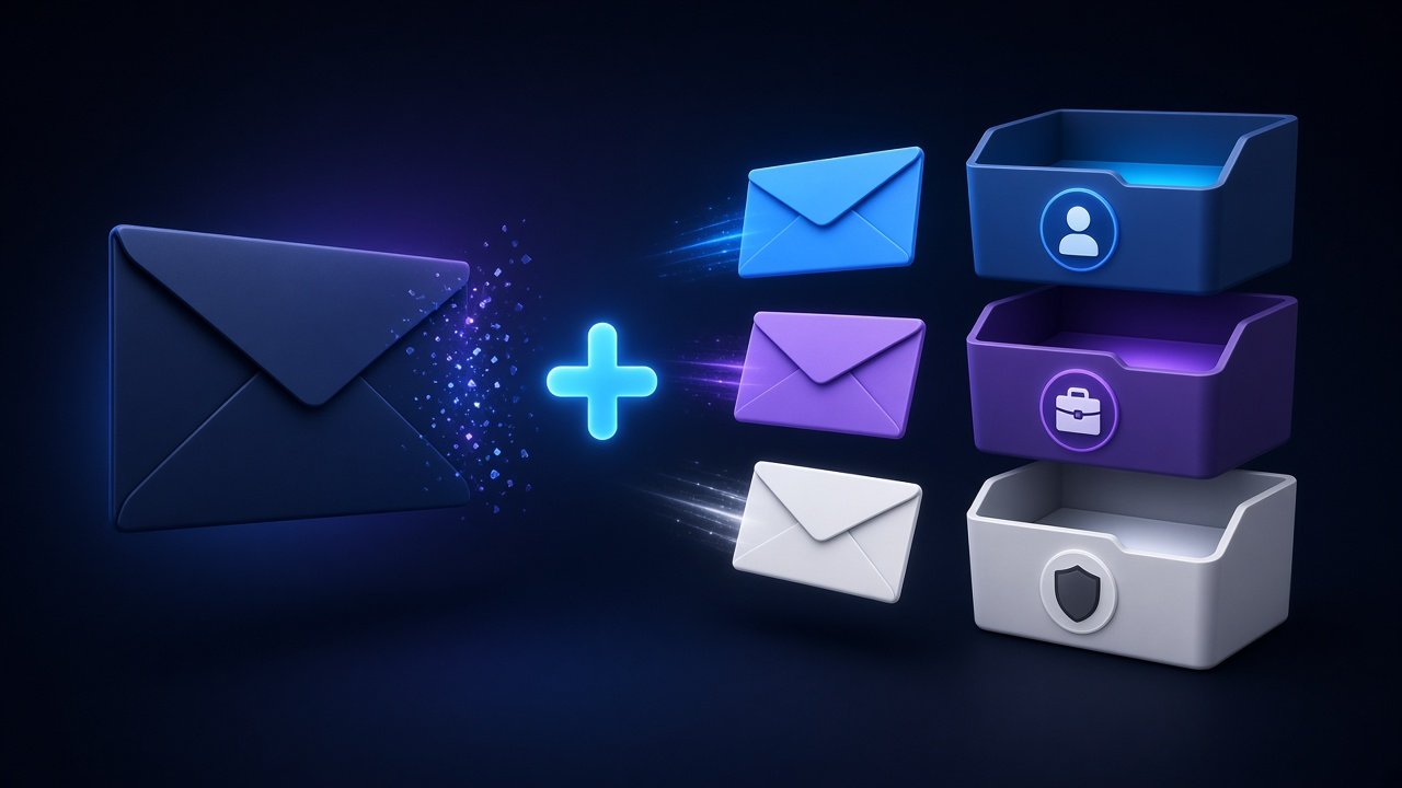 Plus aliases: separate jobs by email address