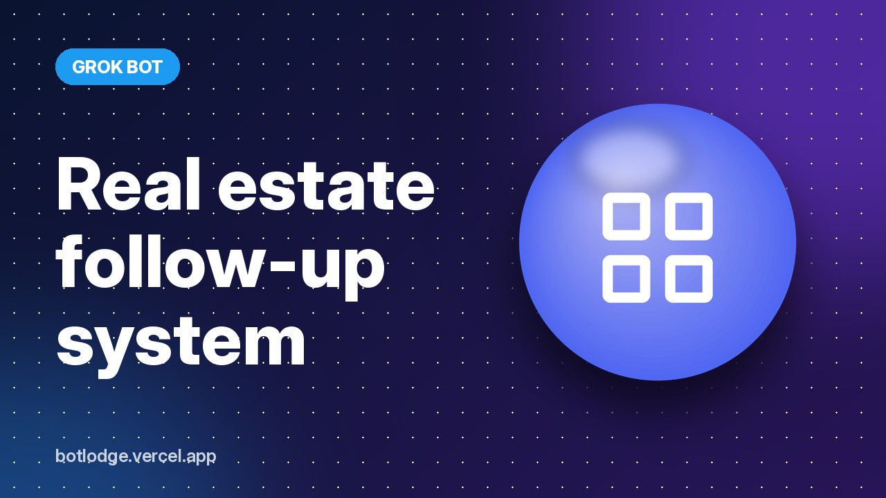 Real estate follow-up system (English and Spanish)