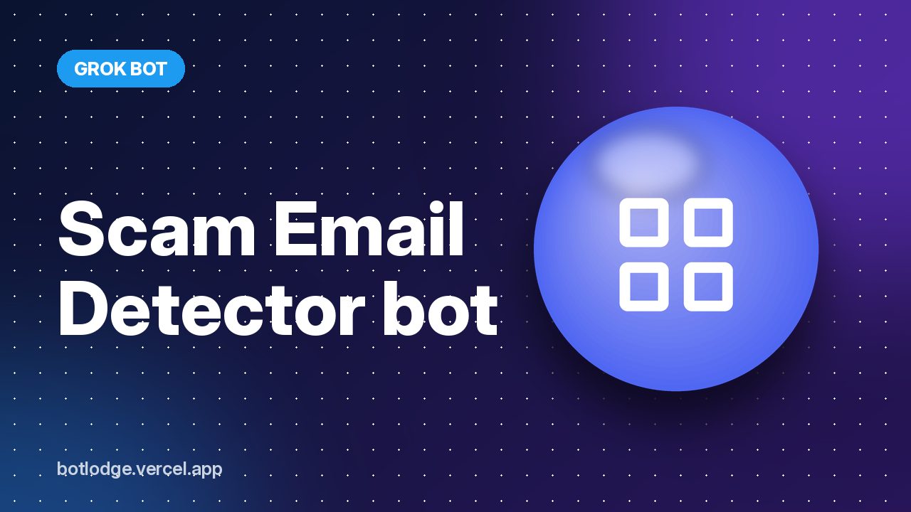 Scam Email Detector bot