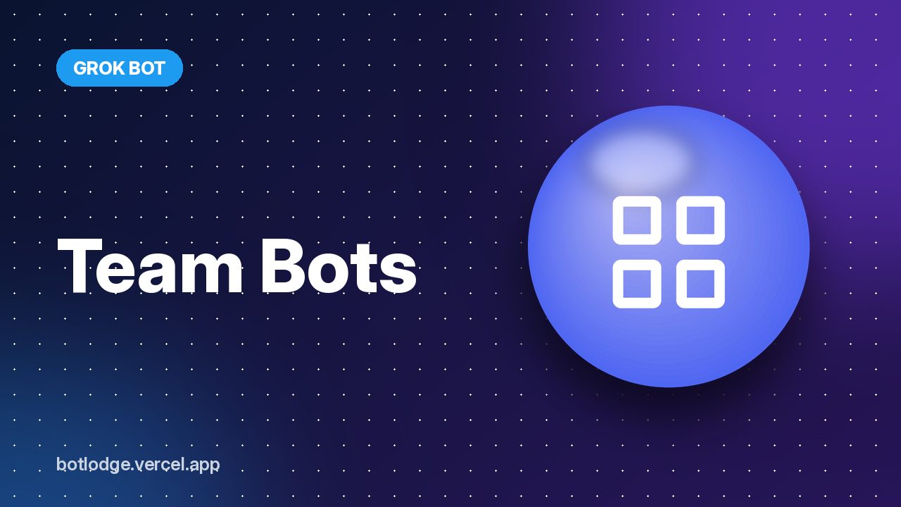 Team Bots: a shared AI teammate