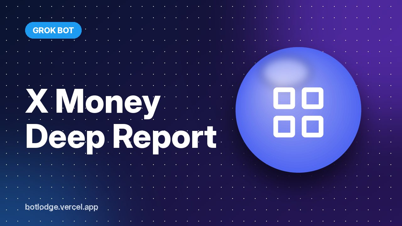 X Money Deep Report: a weekly spending report bot