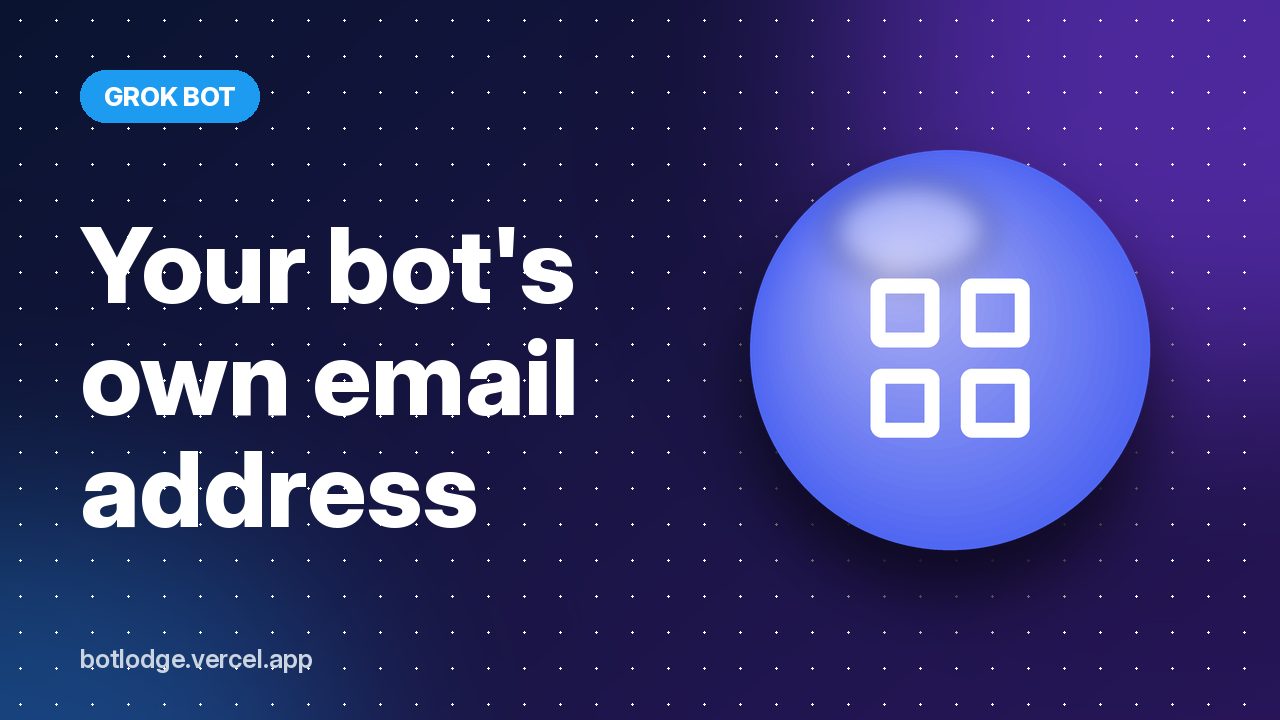Your bot's own email address