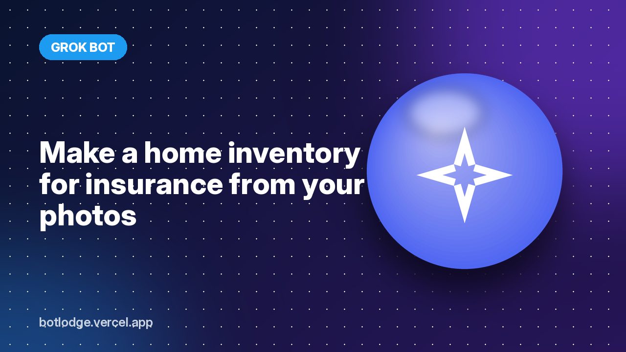 Make a home inventory for insurance from your photos