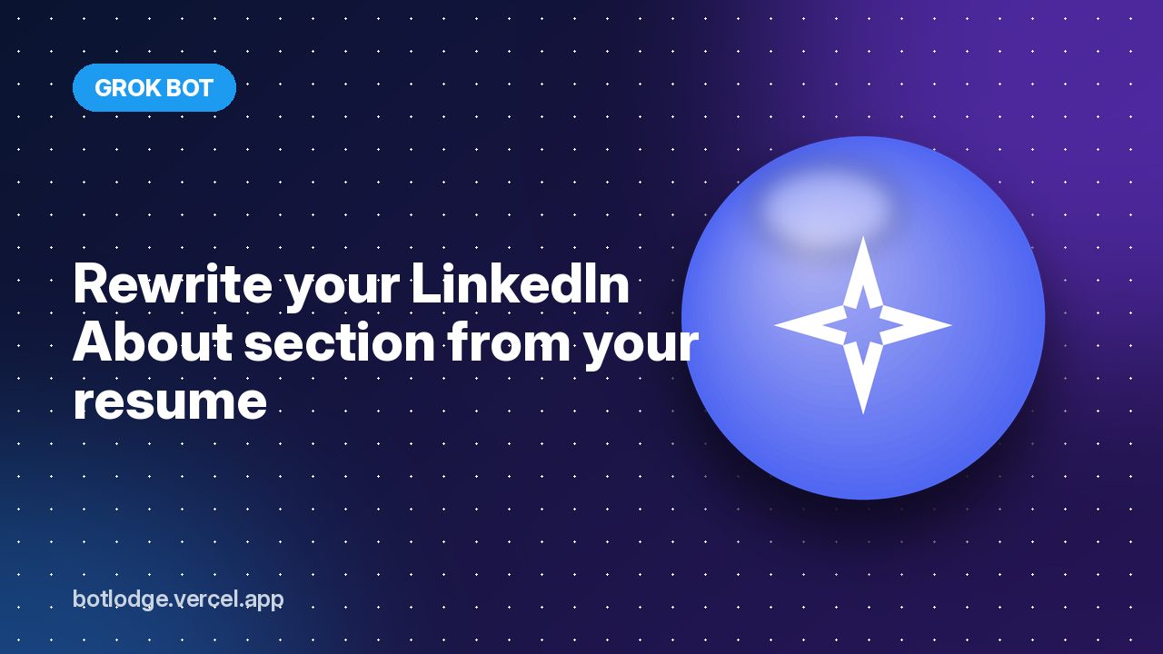 Rewrite your LinkedIn About section from your resume