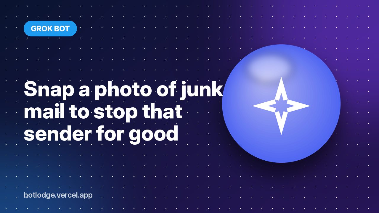 Snap a photo of junk mail to stop that sender for good