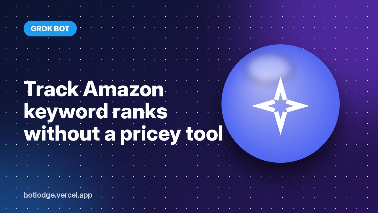 Track Amazon keyword ranks without a pricey tool